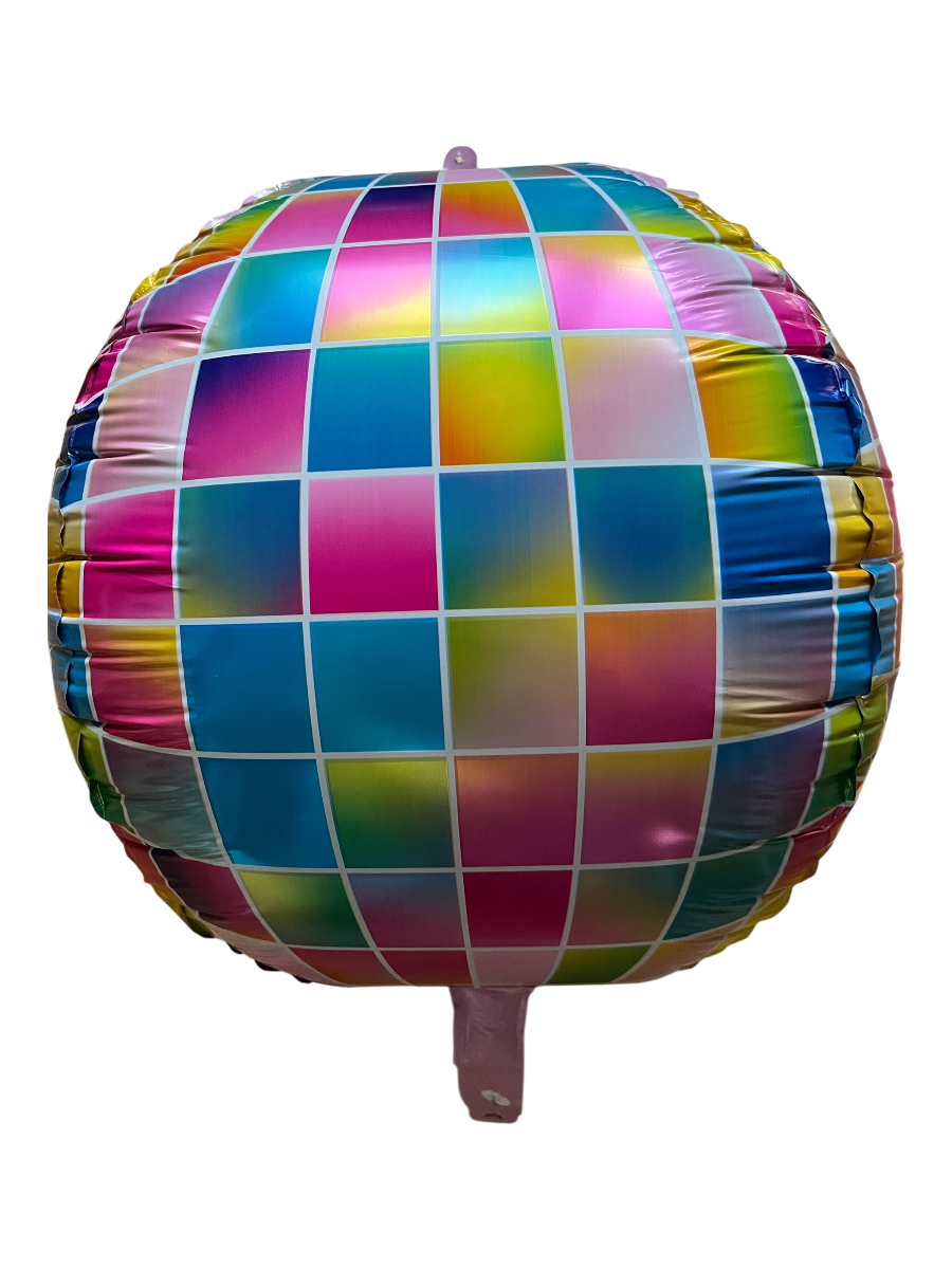 Klasický Kulatý Lampionový Fóliový Balónek Mnohobarevný