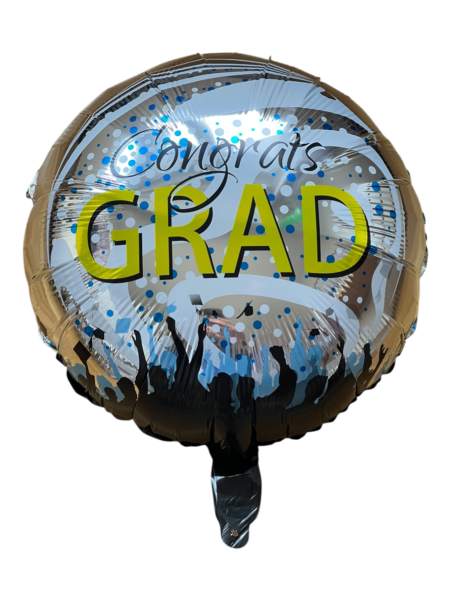 Gratulace K Promoci Fóliový Balónek Stříbrný