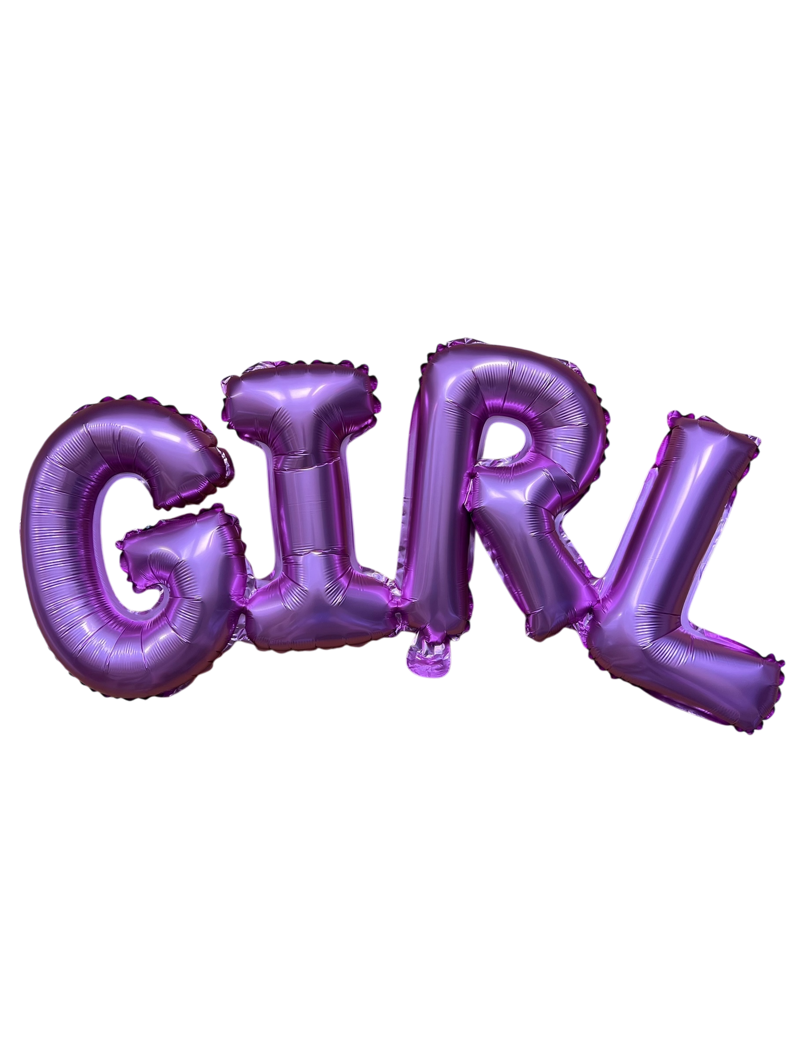 GIRL Nápis Fóliový Balónek Růžový