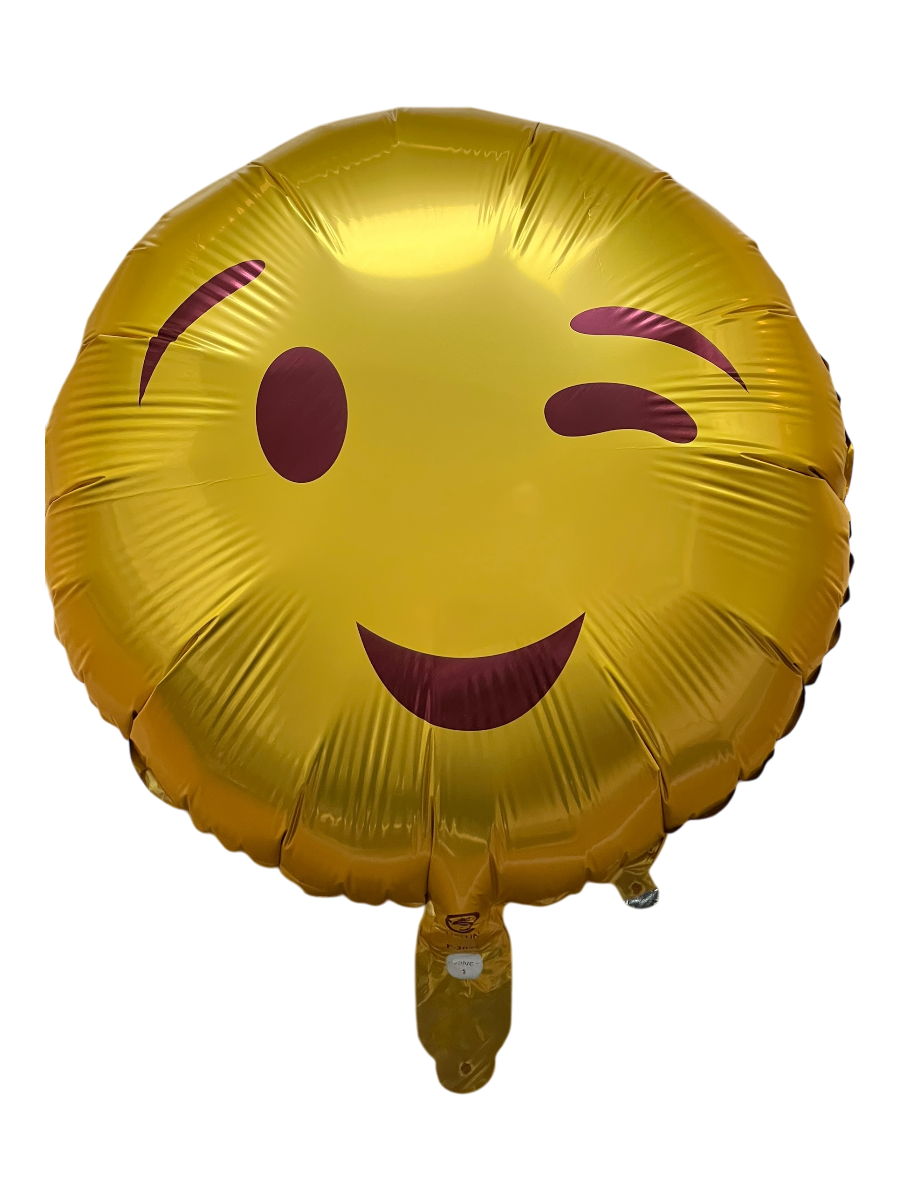 Smajlík Mrkající Fóliový Balónek