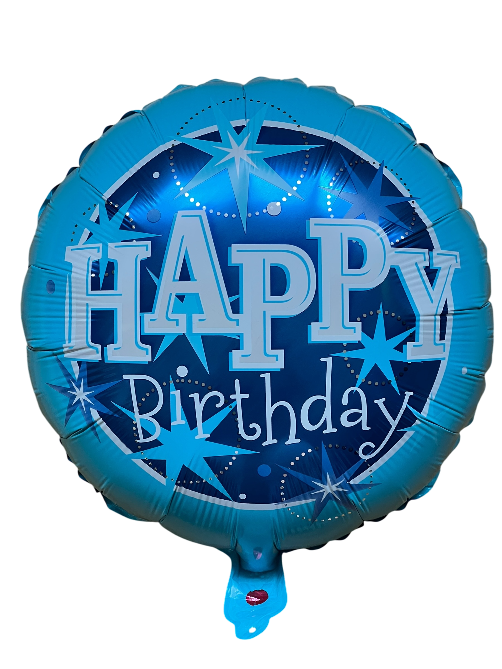Happy Birthday Fóliový Balónek Modrý Zimní